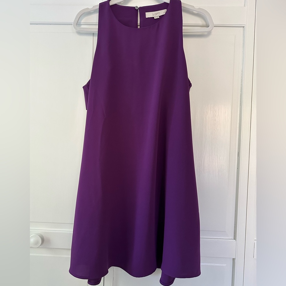 🎉HP🎉 LOFT Purple Dress